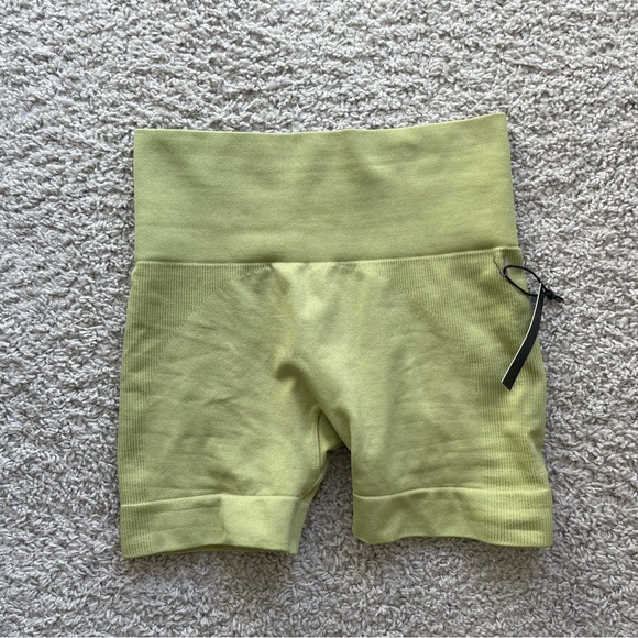 SETactive Light Green Biker Shorts - Picture 2 of 5